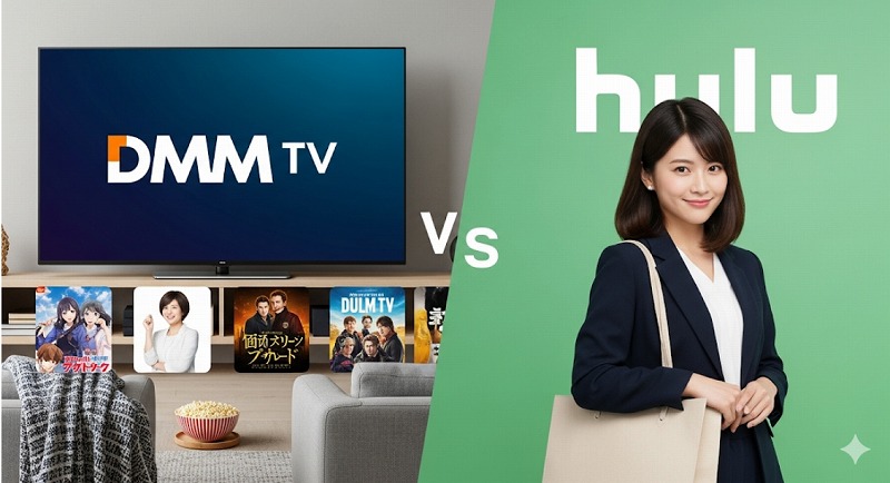 【2025年版】DMM TVとHuluを徹底比較！どっちがおすすめ？